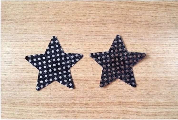 Nipple Stickers- Sequin Look Stars - Waterproof - Pasties - Reusable