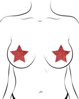 Nipple Stickers- Sequin Look Stars - Waterproof - Pasties - Reusable