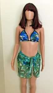 Sheer foliage pattern sarong on MyPrivateStyle.com