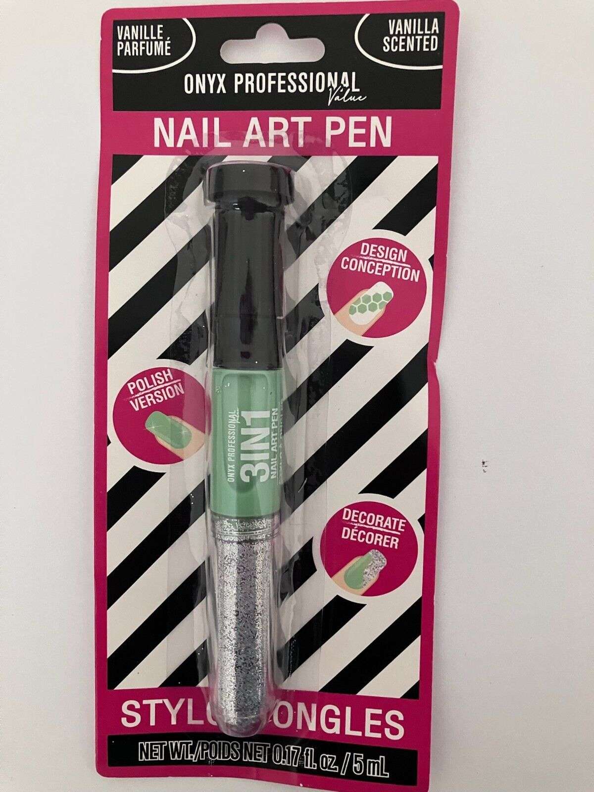 Sassy + Chic Nail Art Pen-3 In 1-Polish Design & Decorate on MyPrivateStyle.com