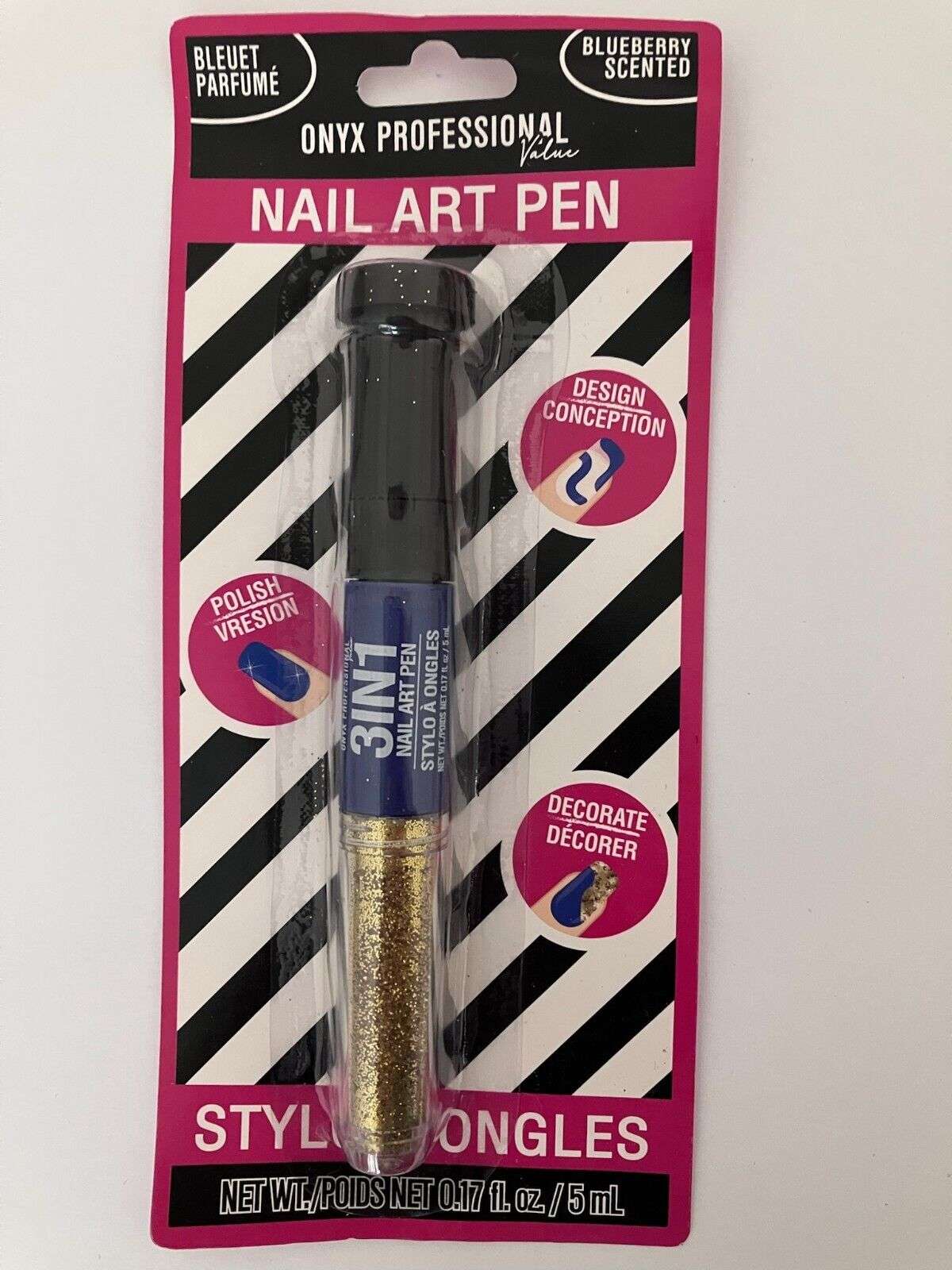 Sassy + Chic Nail Art Pen-3 In 1-Polish Design & Decorate on MyPrivateStyle.com