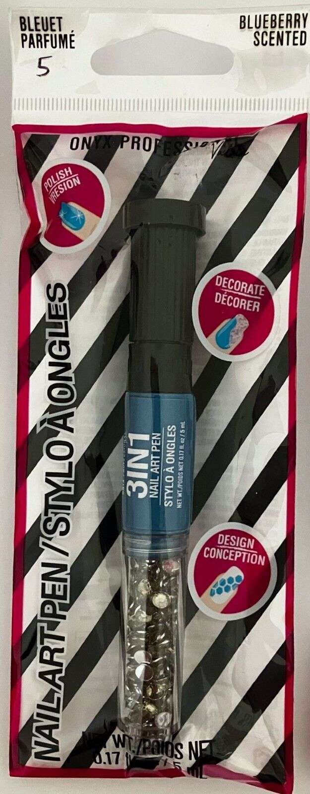Sassy + Chic Nail Art Pen-3 In 1-Polish Design & Decorate on MyPrivateStyle.com