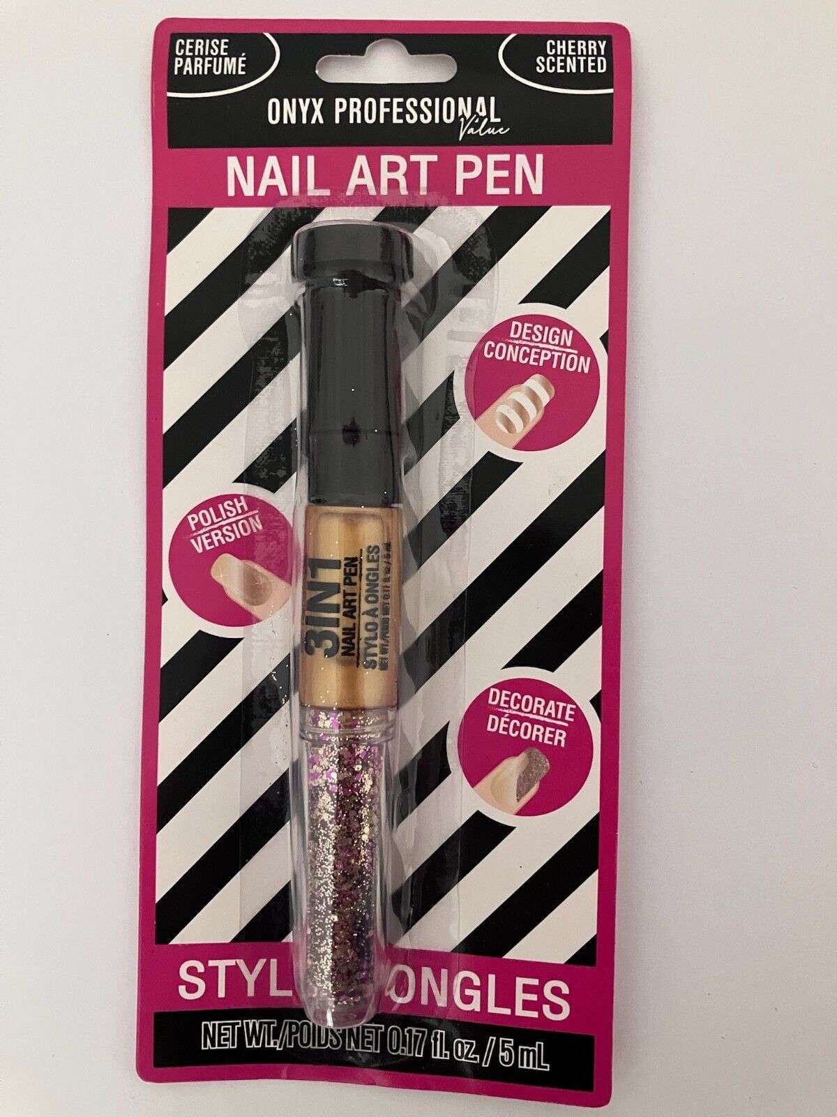Sassy + Chic Nail Art Pen-3 In 1-Polish Design & Decorate on MyPrivateStyle.com