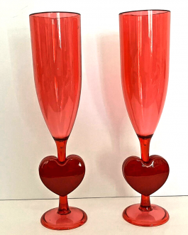 Valentine's Champagne Flute on MyPrivateStyle.com