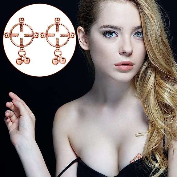 Bell Pendant Fake Nipple Rings Jewelry on www.MyPrivateStyle.com