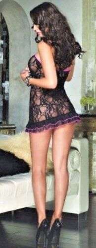Strapless Black Lace Keyhole Chemise on www.MyPrivateStyle.com
