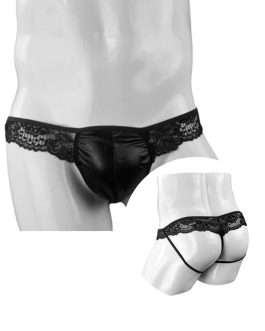 Men's Pouch Lace Frilly Sissy Thong Panties * MyPrivateStyle.com
