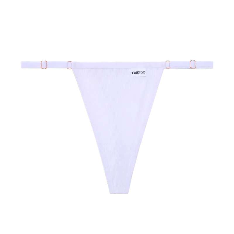 Women's T-Back Cotton Thong Underwear FINETOO Brand * www.MyPrivateStyle.com