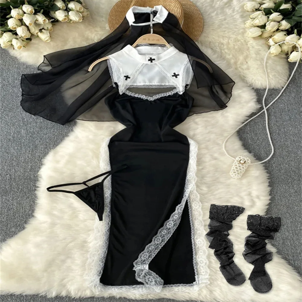 5pc Costume Naughty Nun