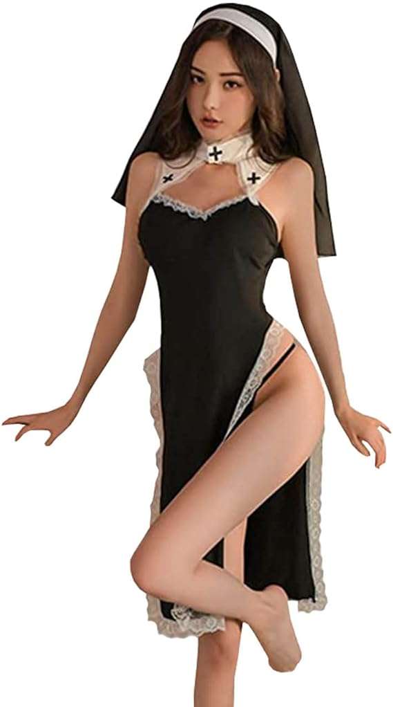 5pc Costume Naughty Nun