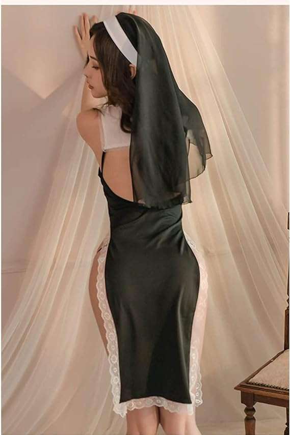 5pc Costume Naughty Nun