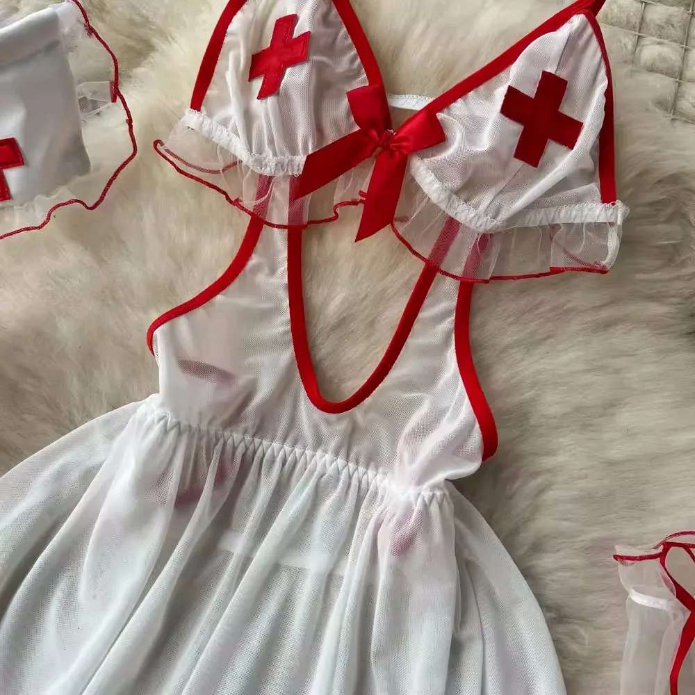 Naughty Nurse Babydoll Lingerie Dress
