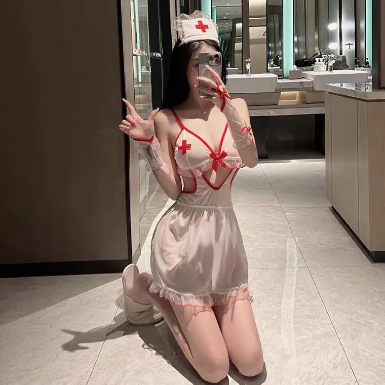 Naughty Nurse Babydoll Lingerie Dress
