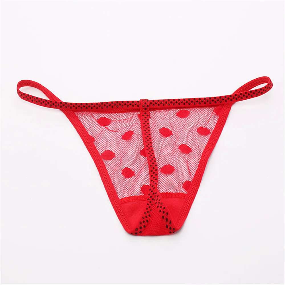 Famous Shear Dot Thong Panties