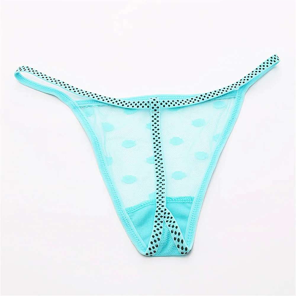 Famous Shear Dot Thong Panties