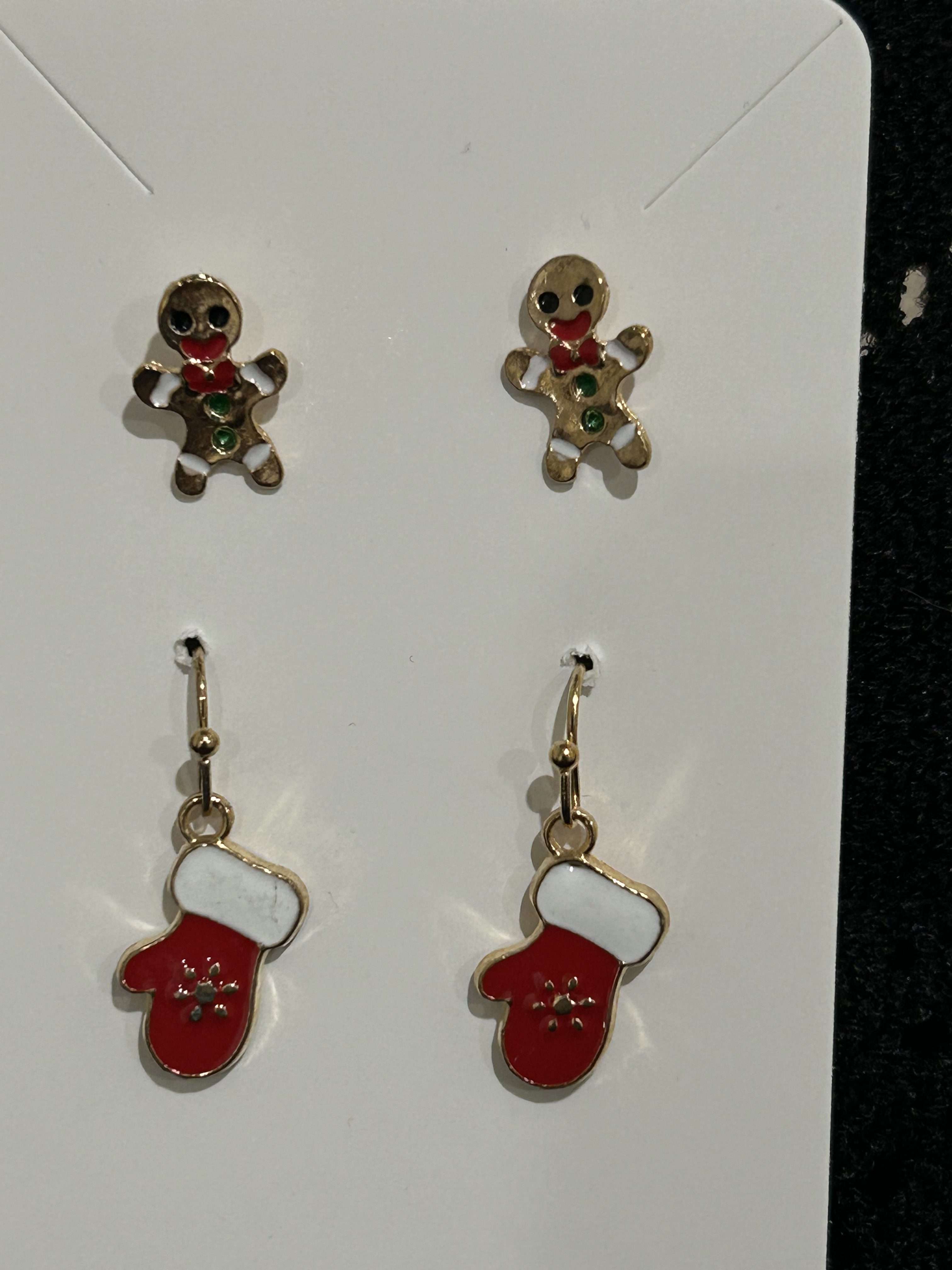 2 Pairs Christmas Earrings For Fun Holiday Spirit