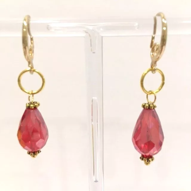 Crystal Tear Drop Fashion Earrings