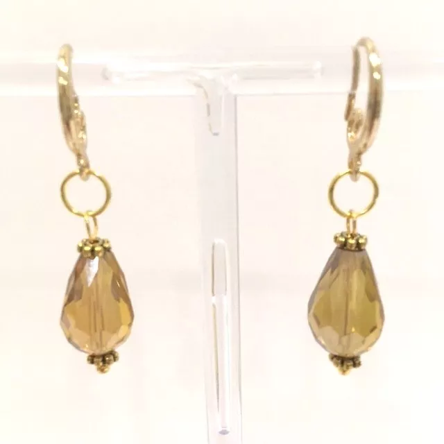 Crystal Tear Drop Fashion Earrings