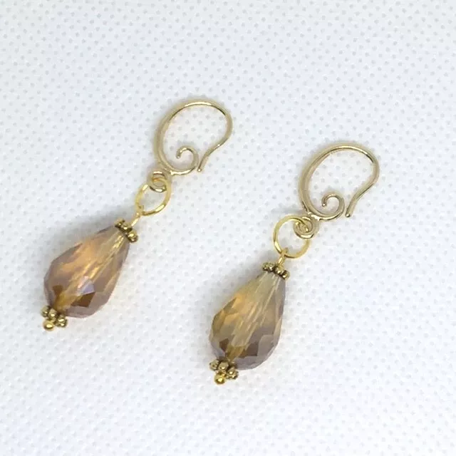 Crystal Tear Drop Fashion Earrings