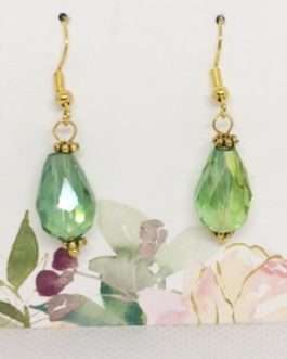 Crystal Tear Drop Fashion Earrings