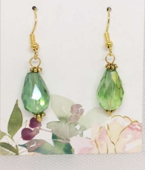Crystal Tear Drop Fashion Earrings