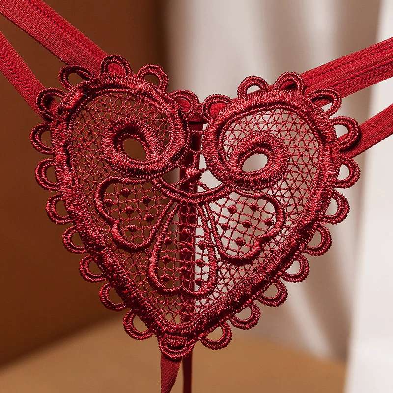 Pearl Massage Heart Shaped G-Strings
