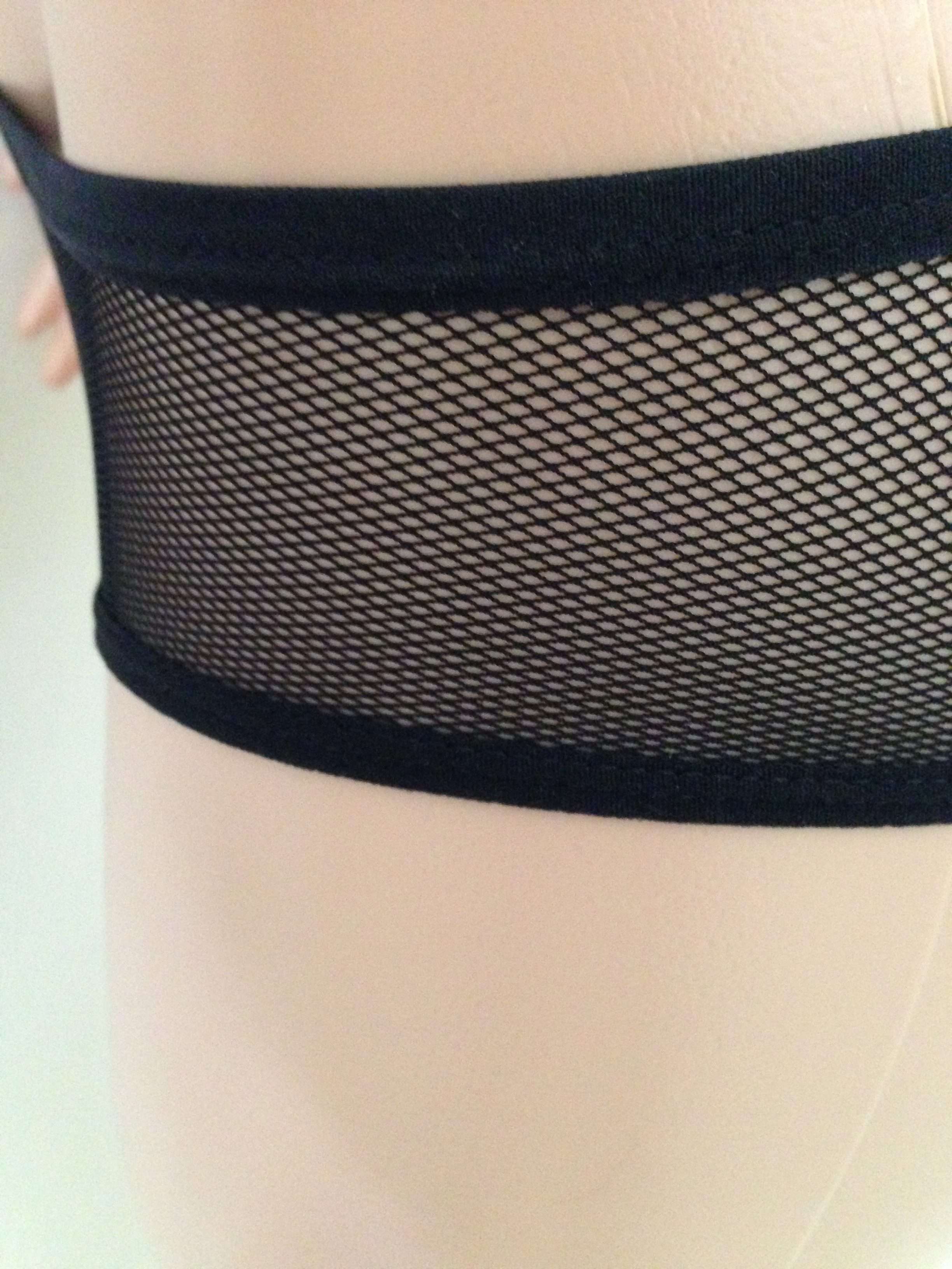 Chain Open Back Panties With Mesh Front Panel detail on MyPrivateStyle.com