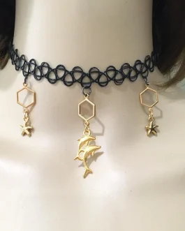 Tattoo Choker Necklace