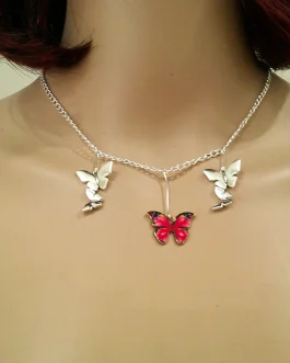 Multi Butterfly Necklace