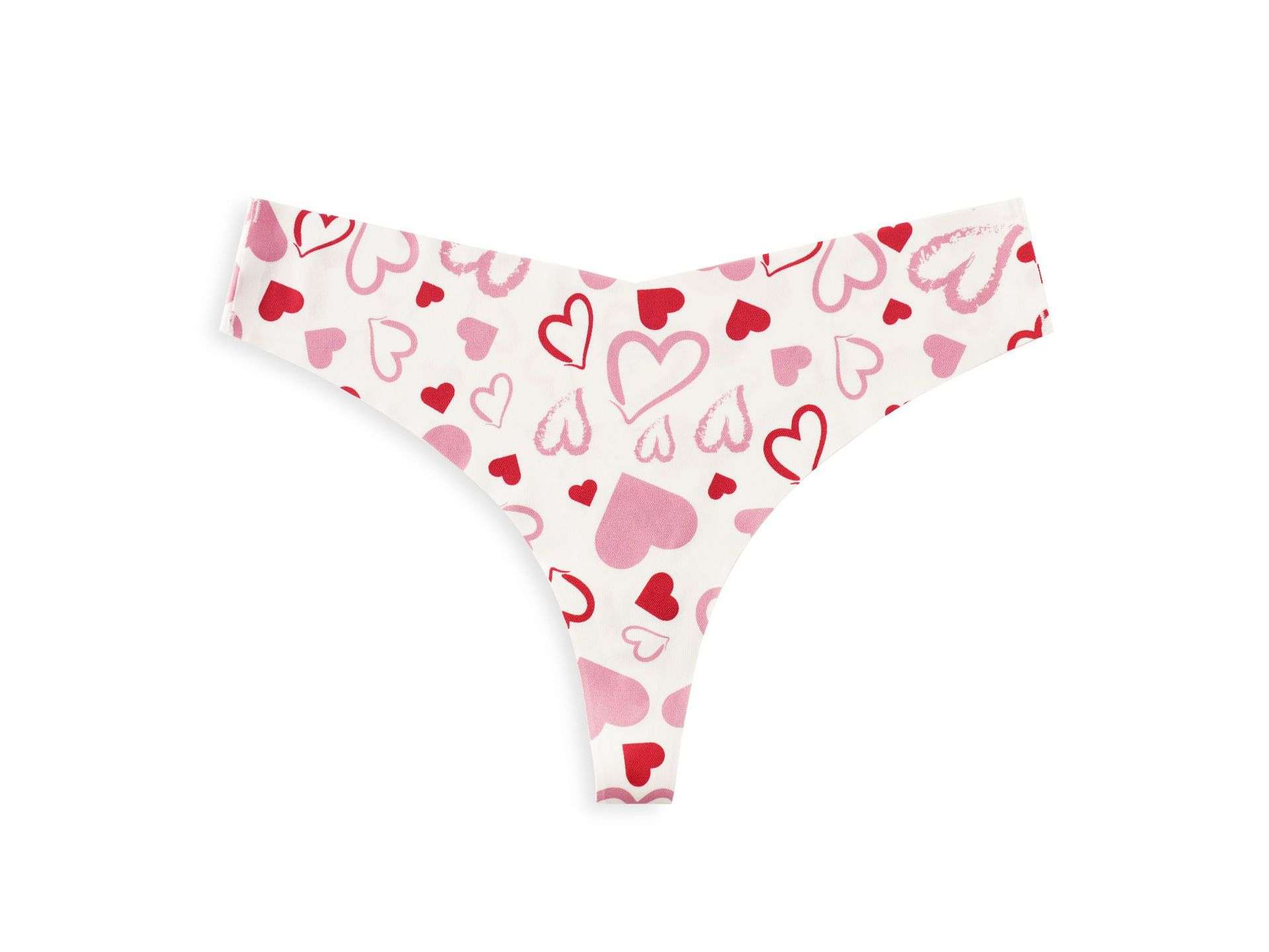 Heart Print Women's Hipster Panties