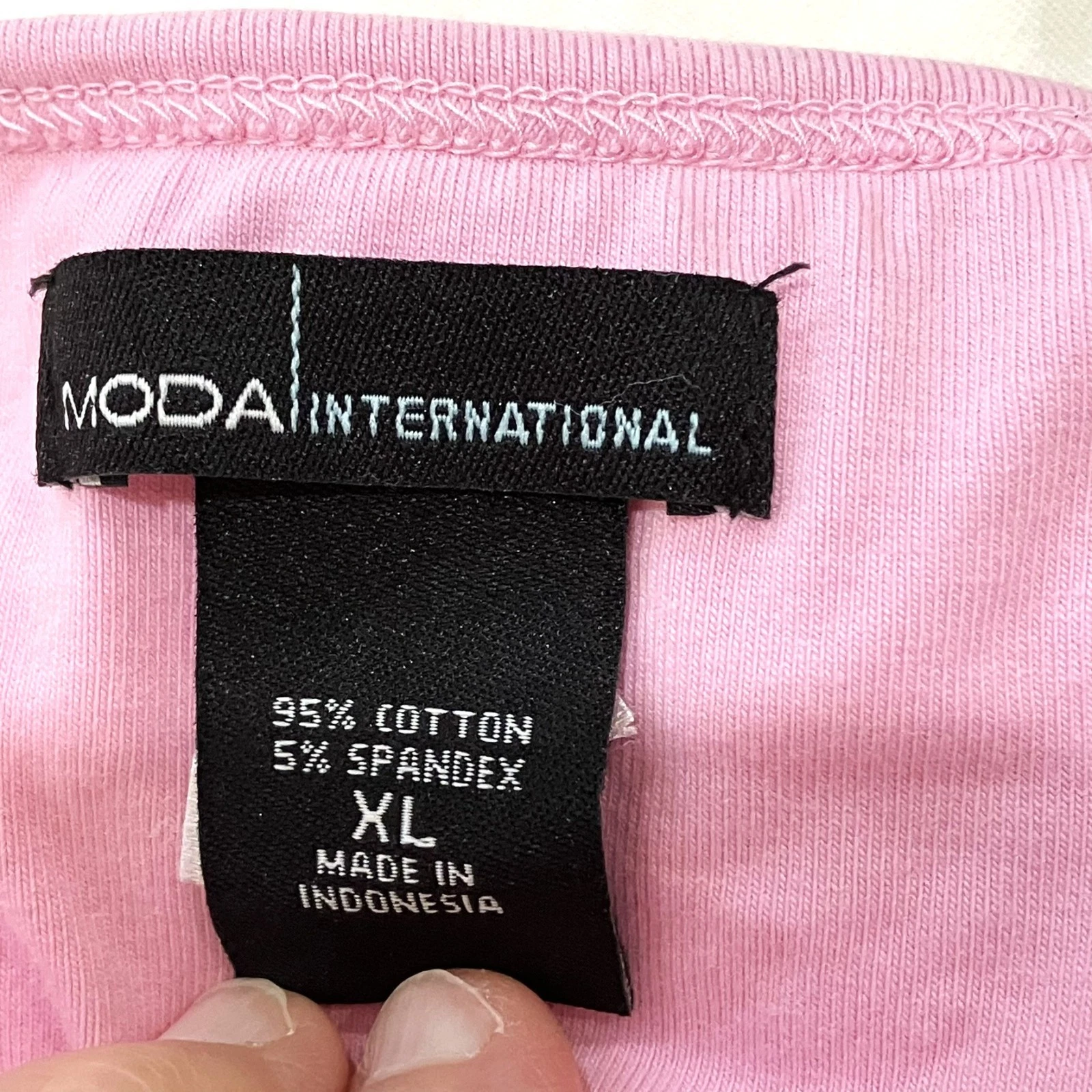 Moda International Camis tag