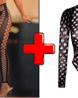 Cut Out Fishnet bundle pants + bodysuit