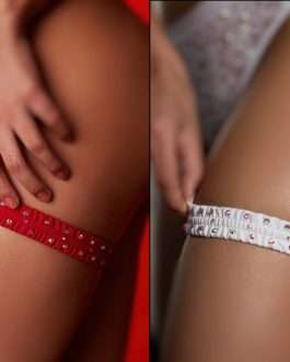 Crystal Wide Leg Garter